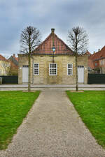 Am Graf Zinzensdorfs Platz in Christiansfeld (Nordschleswig).