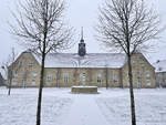 Die Kirche der Herrnhuter Brdergemeinde in Christiansfeld (Nordschleswig/Snderjylland).