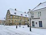 Das Hotel der Herrnhuter Brdergemeinde in Christiansfeld (Nordschleswig).