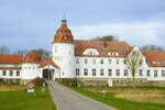Das Schloss Norburg (dnisch Nordborg) auf der Insel Alsen in Nordschleswig.