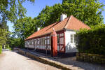 Wachgebude am Schloss Gravenstein (dnisch: Grsten Slot) in Nordschleswig (Snderjylland).