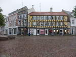 Svendborg, historische Huser am Centrumpladsen (22.07.2019)