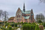 Die Klosterkirche in Lgumkloster (deutsch Lgumkloster) in Nordschleswig.