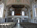 Oberndorf, Orgelempore in der Augustinerkirche (19.08.2018)