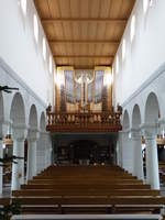 Birndorf, Orgelempore in der romanischen Hl.