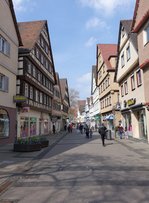 Fachwerkhuser in der Marktstrae von Bad Cannstadt (10.04.2016)