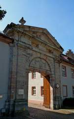 Lichtenthal, OT von Baden-Baden, die 1781 errichtete Klosterpforte des Cistercienserklosters, Sept.2011
