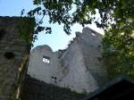 Baden-Baden, die Ruinen des Alten Schloes, zerstrt 1599, kann besichtigt werden, Aug.2015