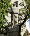Baden-Baden, Denkmal für Fürst Otto von Bismarck, 1915 aufgestellt nahe dem Rathaus, Sept.2015