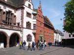 Freiburg im Breisgau,  neues und altes Rathaus,  Mai 2006,