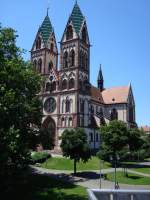 Freiburg-Sthlinger,  katholische Herz-Jesu-Kirche, 1897 erbaut,  2008