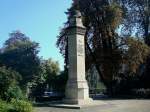 Freiburg im Breisgau,  das Soldatendenkmal fr die beiden Weltkriege steht im Stadtgarten,  Sept.2010