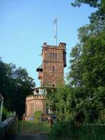 Freiburg im Breisgau,   der Hildaturm auf dem Lorettoberg, 1886 erbaut zur Erinnerung an die Hochzeit des Bad.Groherzogs Friedrich mit der Prinzessin Hilda von Nassau, ist zu bestimmten Zeiten fr