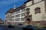 Freiburg im Breisgau, die 1909-11 erbaute Mdchenschule im Stadtteil Sthlinger, heute Hebel-Schule, benannt nach dem badischen Schriftsteller Peter Hebel, Mrz 2012