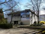 Freiburg, die ehemalige katholische St.Elisabeth-Kirche im Stadtteil Zhringen, 1965 vom Architekt Disse erbaut und bis 2006 genutzt, wird jetzt umgebaut und erhlt 38 hochwertige Wohnungen, April