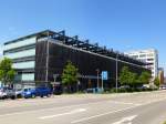 Freiburg, die Solargarage im Stadtteil Vauban, produziert seit 2000 jhrlich ca.84000 KWh Strom, Mai 2013