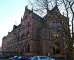 Freiburg, die Alte Universittsbibliothek, erbaut von 1896-1903, Jan.2015