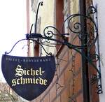 Freiburg, Restaurant und Hotel  Sichelschmiede , Feb.2022