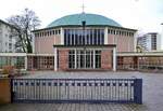 Freiburg, die Mutterhauskirche des Ordens der Barmherzigen Schwestern vom Hl.Vinzenz von Paul, der Kuppelbau wurde 1957 eingeweiht und ist ein eingetragenes Kulturdenkmal, Mrz 2022