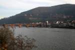 Schloss Heidelberg mit alter Brücke.
