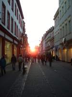 Und nochmal der geile Sonnenuntergang in Heidelberg am 02.03.11