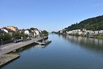 HEIDELBERG, 13.08.2016, Blick von der Karl-Theodor-Brcke (Alte Brcke) auf den Neckar