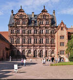 Der Friedrichsbau des Schlosses Heidelberg, errichtet von 1601 bis 1607.