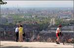 Blick ber Karlsruhe, vom Durlacher Turmberg aus.