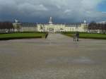 Blick auf das Schloss von Karlsruhe am 3 April 2006