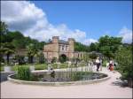 Der Botanische Garten in Karlsruhe, direkt neben dem Schloss und dem Bundesverfassungsgericht im Stadtzentrum gelegen.