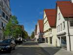 Ehingen an der Donau, Blick in die Hauptstrae, Aug.2012