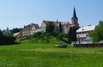 Franziskanerinnenkloster Bonlannden, gegrndet 1855 von Pfarrer Faustin   Mengel, Landkreis Biberach (09.07.2011)