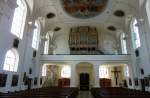 Ummendorf, Johanniskirche, Blick zur Orgelempore, Aug.2012