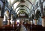 Oggelshausen, Blick zur Orgelempore in der Kirche St.Laurentius, Aug.2012