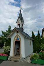 Bad Schussenried, die kleine Kapelle wurde 2003 zu Ehren des Hl.Joseph geweiht, Aug.2012