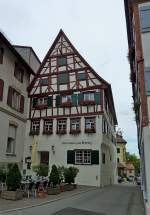 Riedlingen, Wirtshaus zum Kreuz in der historischen Altstadt, Aug.2012