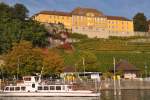 MEERSBURG (Bodenseekreis), 05.10.2012, Blick auf das Staatsweingut Meersburg