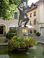 berlingen, Brunnen am Pflummernplatz (23.06.2014)