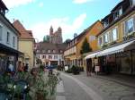 Breisach am Rhein,  Blick von der Fugngerzone zum Mnster,  Sept.2007