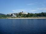 Blick auf den Ort Schluchsee am gleichnamigen Stausee im Schwarzwald, die 1076 erstmals erwhnte Gemeinde gehrt zu den ltesten im Hochschwarzwald, Juli 2010