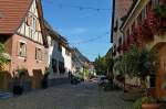 Burkheim am Kaiserstuhl, Blick in die Hauptstrae des bekannten Weinortes, Sept.2012 