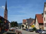 Eichstetten, Blick in die Hauptstrae, Aug.2013