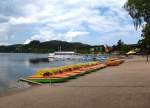 Titisee/Schwarzwald, ein Teil der  Titiseeflotte , Juni 2014