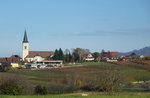 Ballrechten, Blick von Sden auf den Weinort im Markgrflerland, Nov.2015