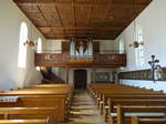 Biengen, Orgelempore in der St.