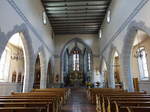 Staufen im Breisgau, neugotischer Innenraum der Pfarrkirche St.