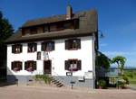 Heuweiler, das Gasthaus  Rebstock, Juli 2017