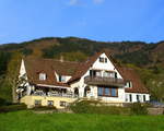 Sehringen, Ortsteil von Badenweiler, der Landgasthof  Grner Baum , April 2005