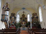 Reiselfingen, barocke Altre in der Pfarrkirche St.