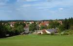 Dobel, Blick vom Aussichtsturm ber den Ort, Aug.2015